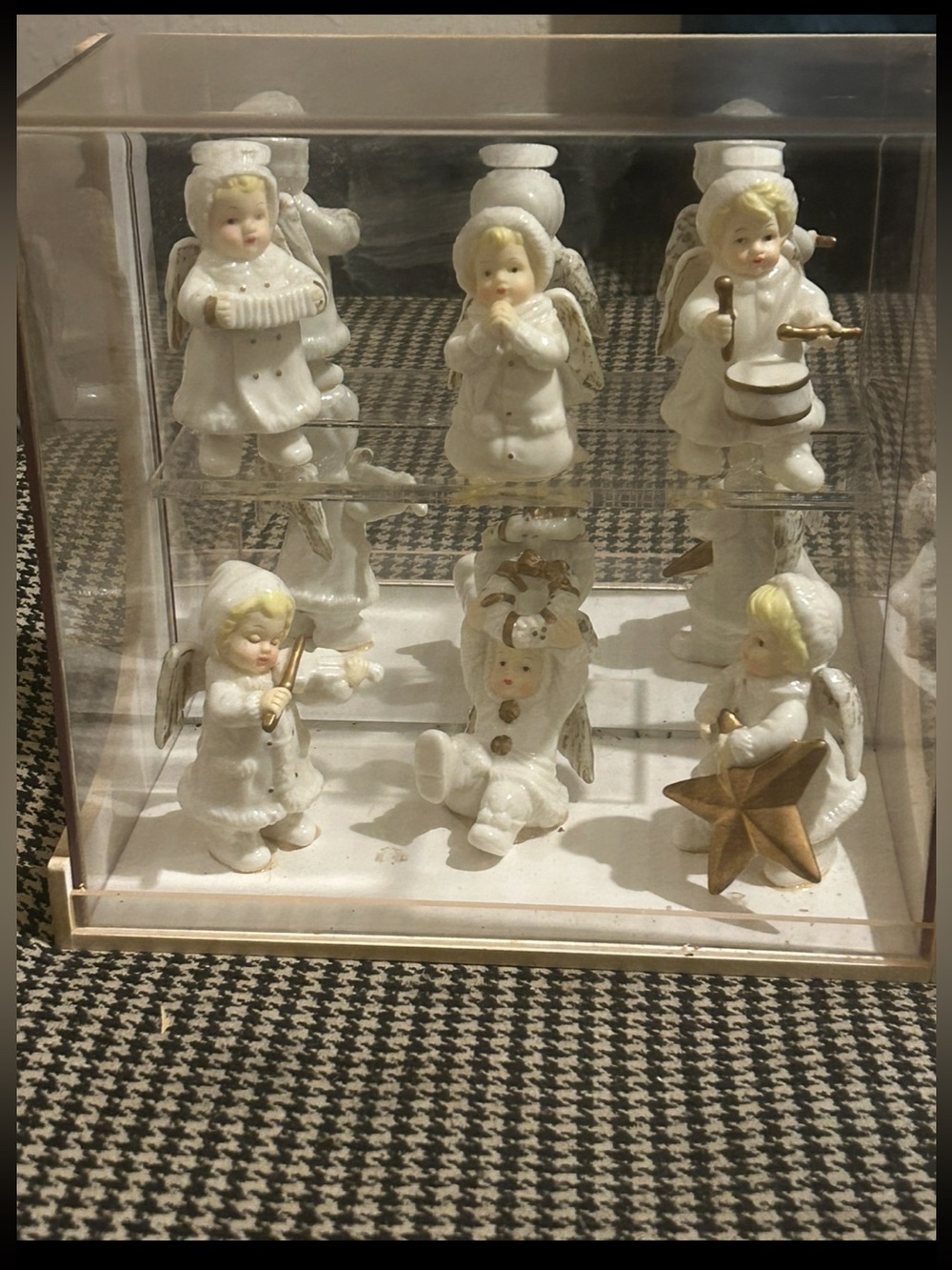 Vtg Grandeur Noel Porcelain Angels